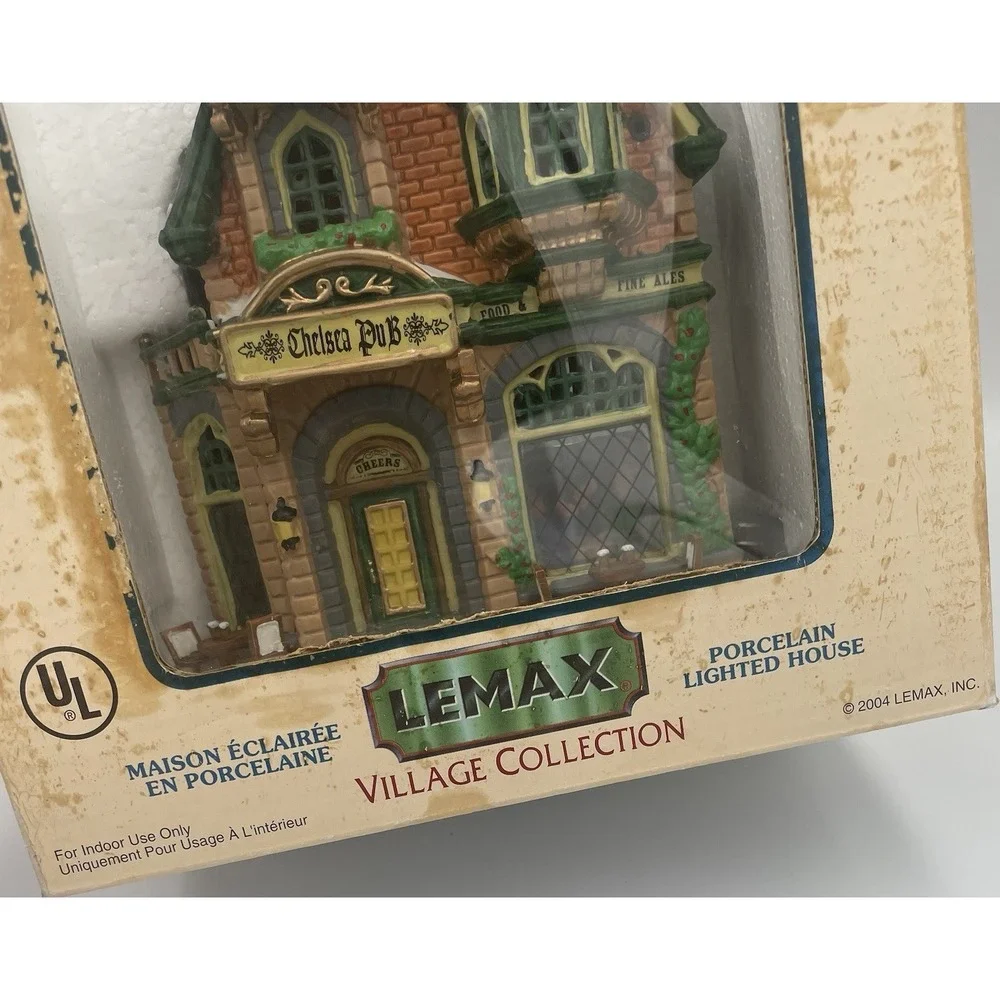 NOB LEMAX Caddington Village CHELSEA PUB 45053 2004 Retired Christmas Light Cord